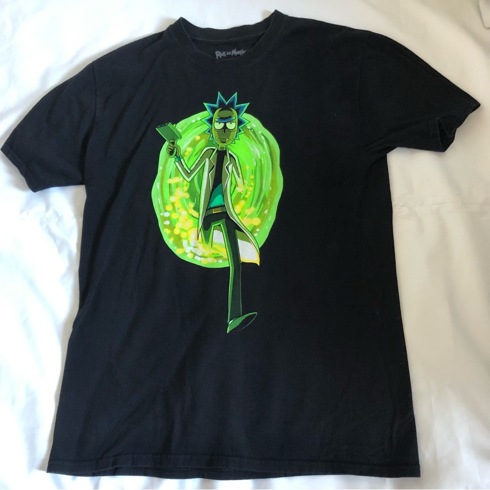 Rick and Morty Portal Tee Shirt Sz L Unisex